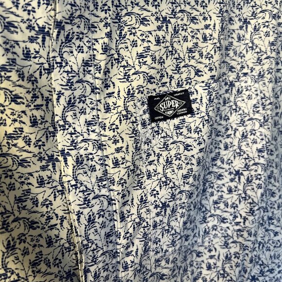 Superdry Shoreditch Button Down Short Sleeve Shirt Size L - Picture 2 of 11